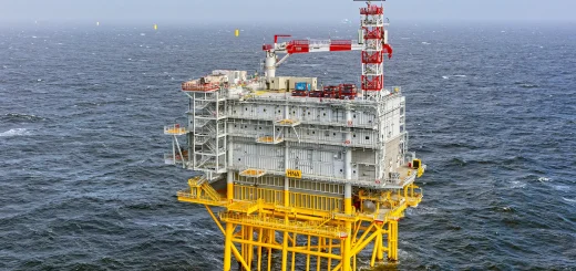 Transformator windpark Hollandse Kust Noord